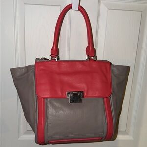 W118 by Walter Baker Red and Gray Tote